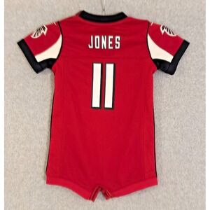 NEW! Atlantic Falcons Julio Jones Baby One-Piece Jersey Red Size 3-6 Months 3/6M